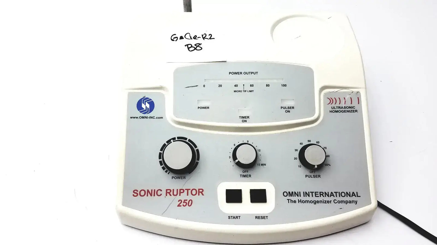 Omni Sonic Ruptor 250 Ultrasonic Homogenizer