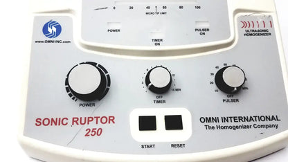 Omni Sonic Ruptor 250 Ultrasonic Homogenizer