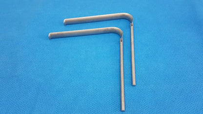 Omni-Tract Integra 4929 Radiolucent Aluminum Renal Vein Retractor Blade 1’’x8’’ - Surgical