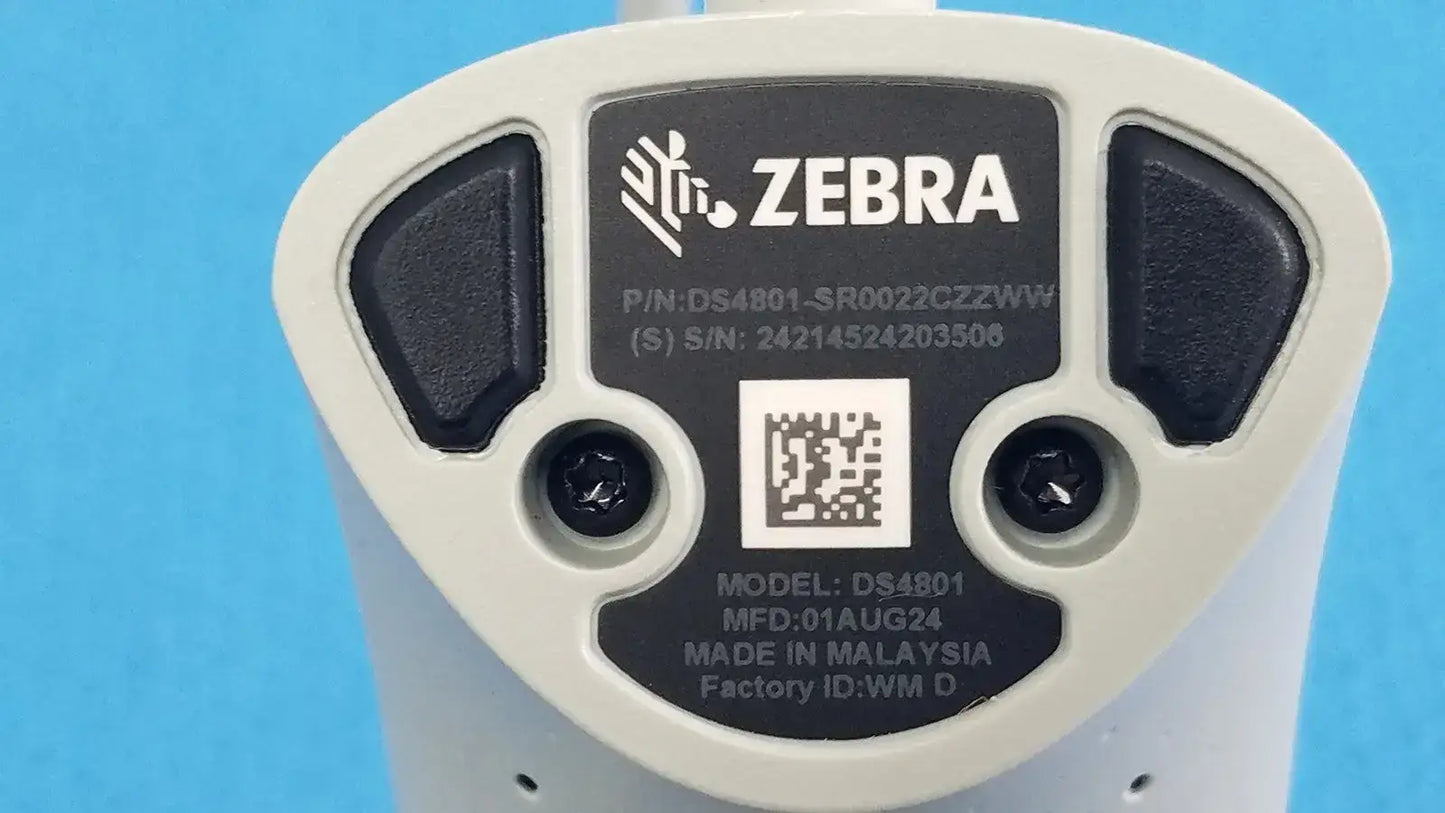 Omnicell Zebra DS4801 Barcode Scanner DS4801-SR002ZWW with Integrated USB Cable