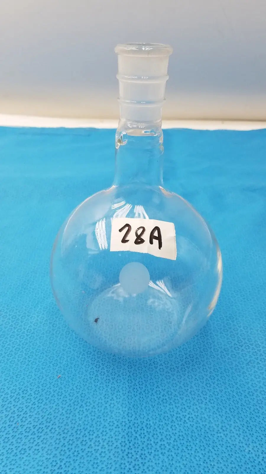 One Neck 24/40 Round Bottom Glass Flask 1L Lab Bottle Borosilicate 1000mL - Laboratory Glassware