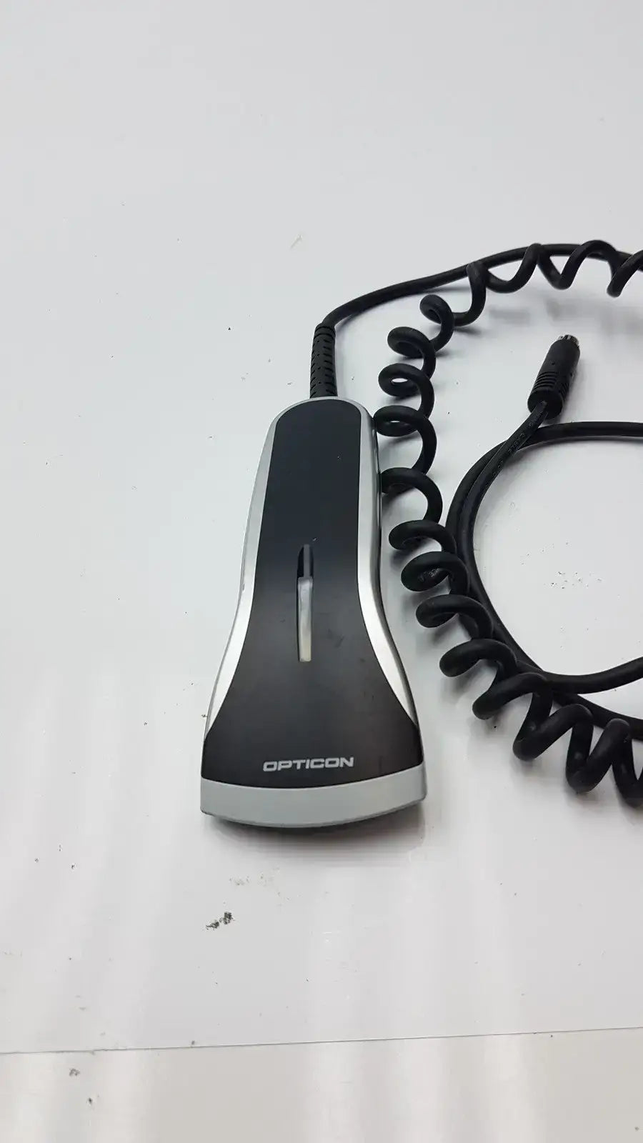 Opticon OPR-2001 Laser Barcode Scanner with MiniDIN6 Keyboard Wedge Connection