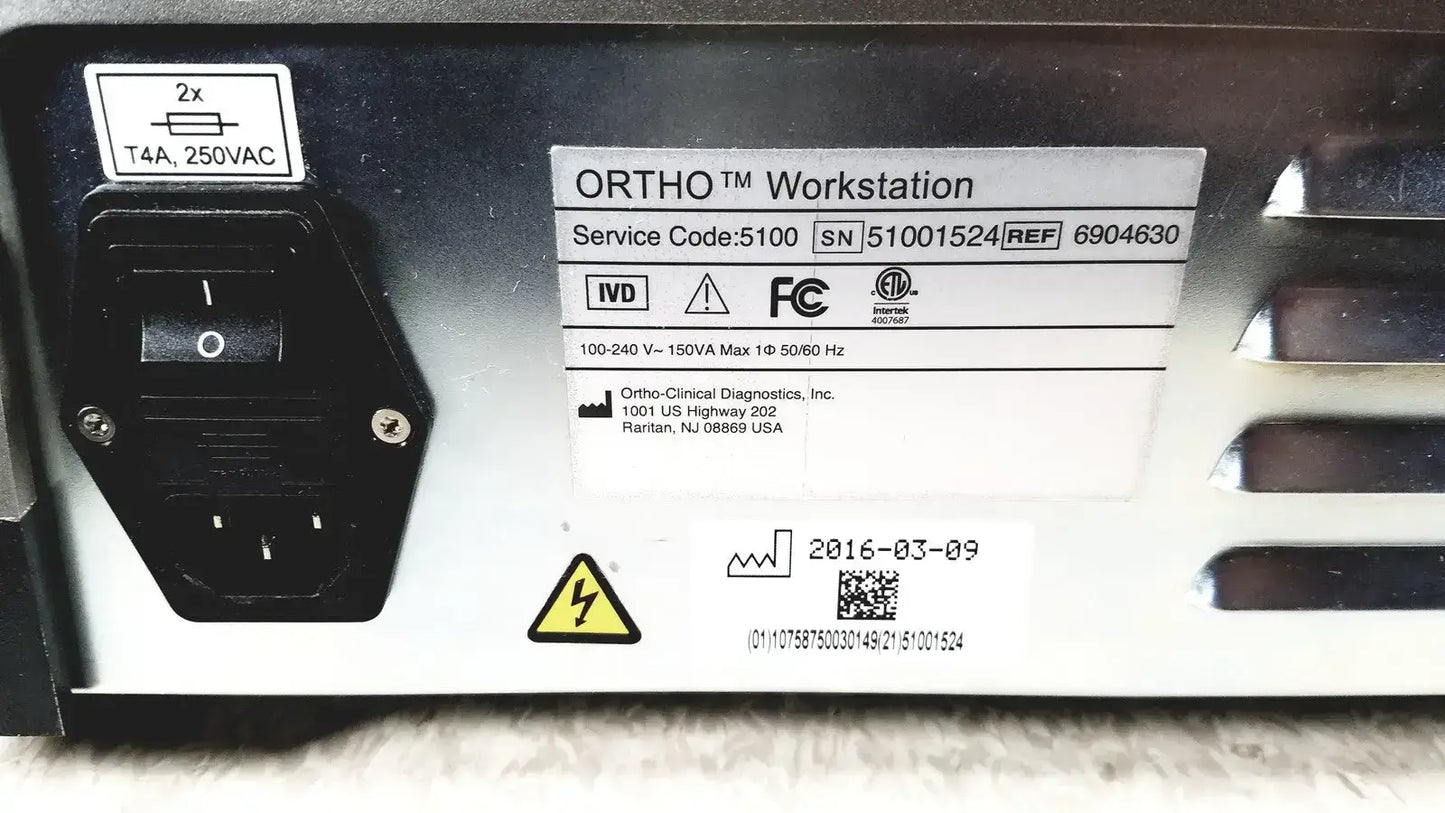 Ortho Workstation Clinical Diagnostics 6904630 - PCA Module