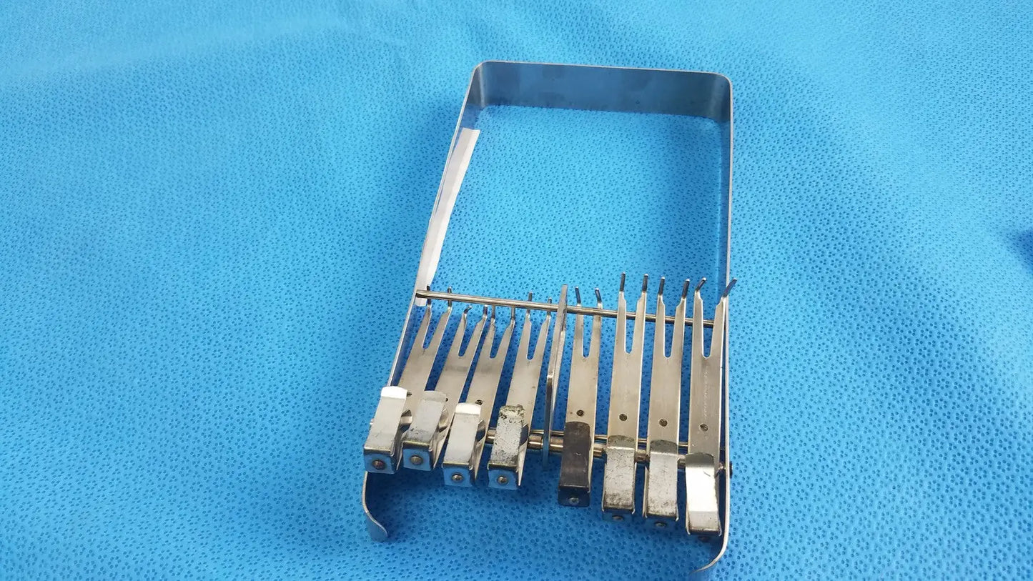 Orthopedic Stainless Steel Osteotomes  Neurology Holder Tray