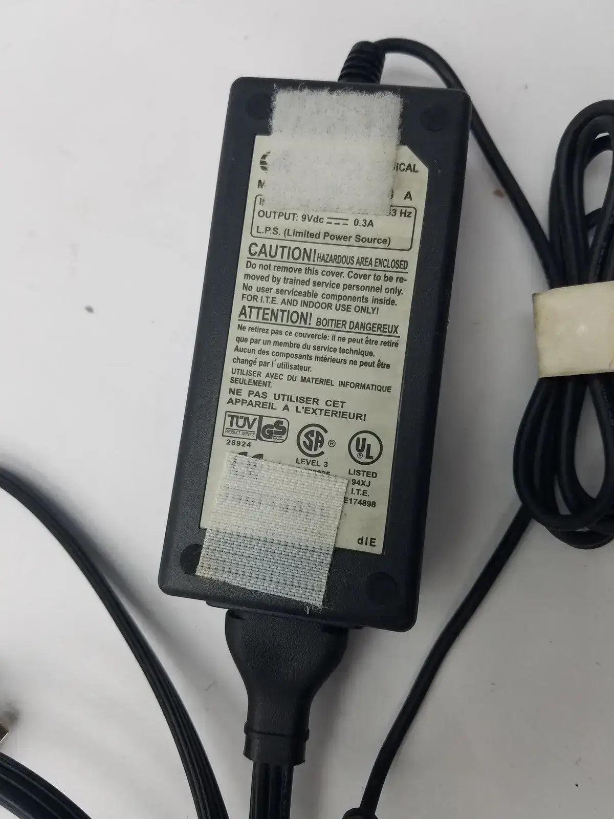OTE SDS003-1010-A AC Adapter Output 9V DC 0.3A Power Supply Transformer Charger