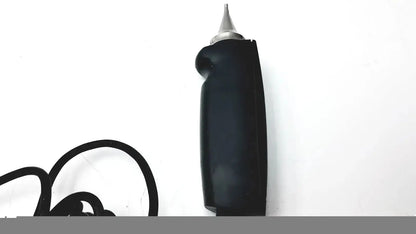 Black ergonomic grip with metallic tip of otocam 973530 video otoscope for hearing care used medical equipment for sale
