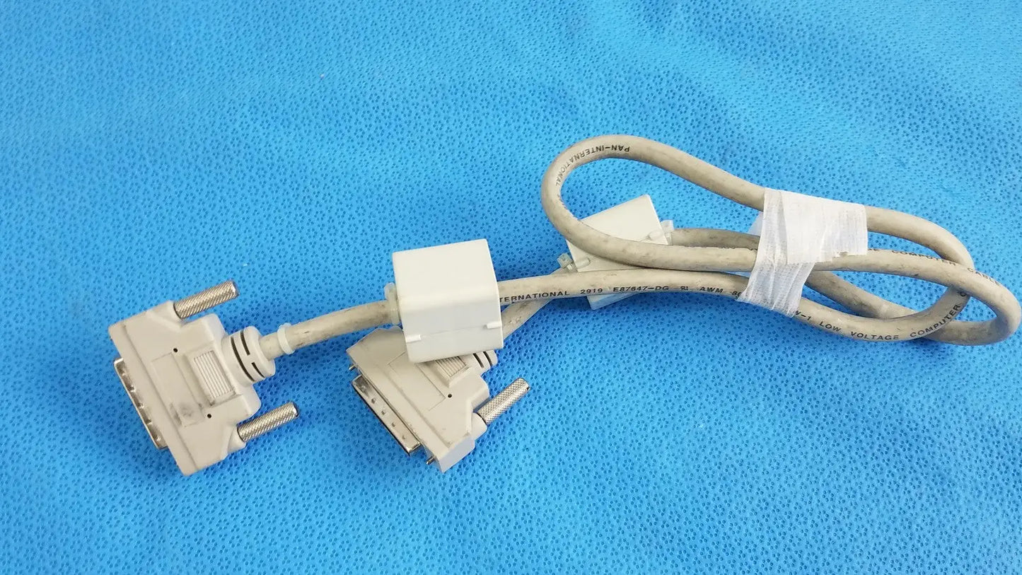 Pan-International 2919 E87647-DG Medical Interface Data Cable Dual 50-Pin DB50