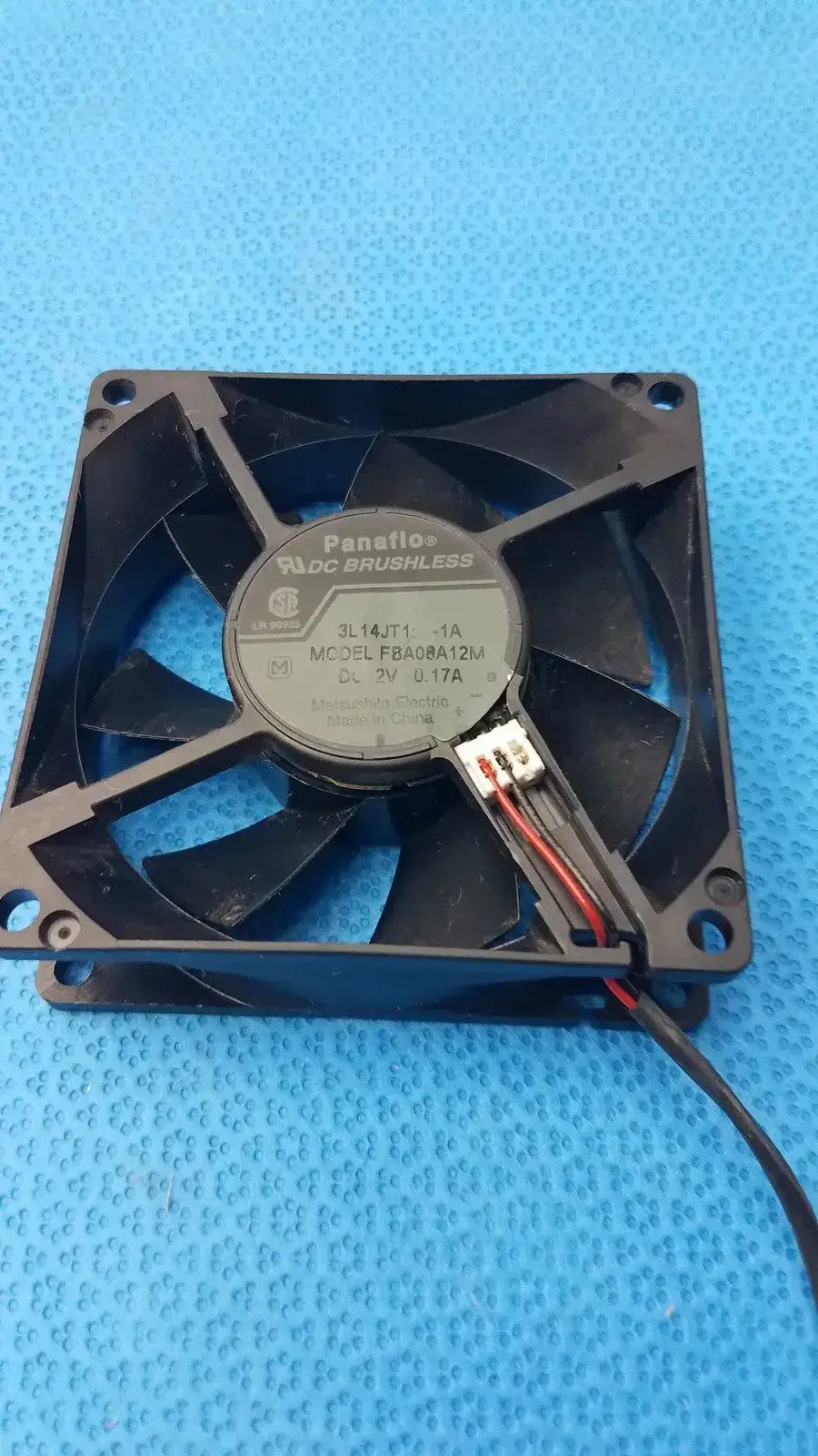 Panasonic Panaflo FBA08A12M 12V DC Cooling Fan 80mm x 25mm - Brushless
