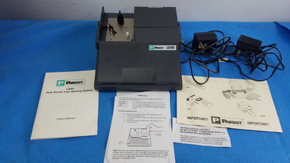 Panduit LS4H Heat Shrink Tube Marking System With Case and AC Adapter