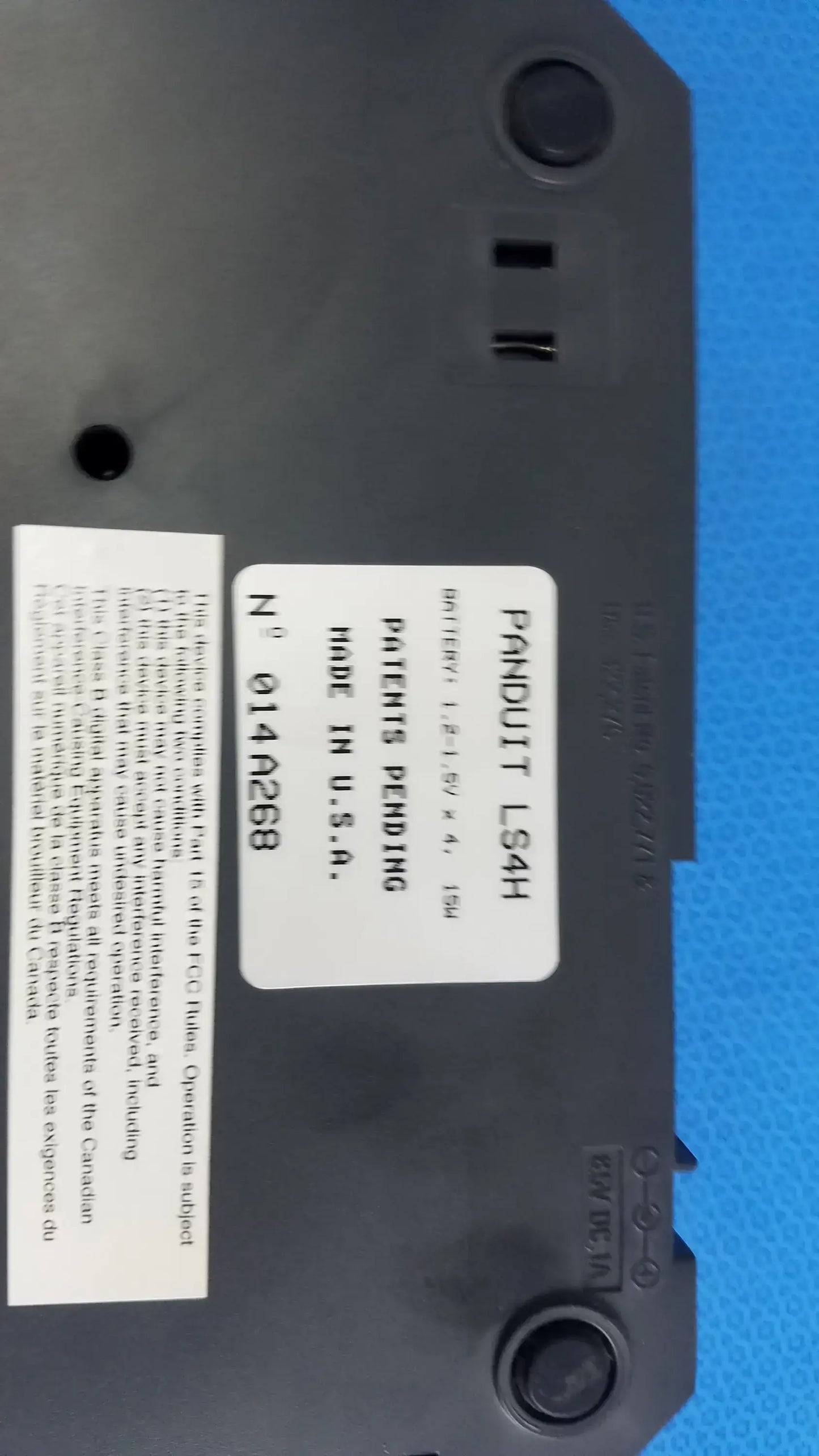 Panduit LS4H Heat Shrink Tube Marking System With Case and AC Adapter