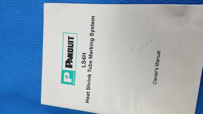 Panduit LS4H Heat Shrink Tube Marking System With Case and AC Adapter