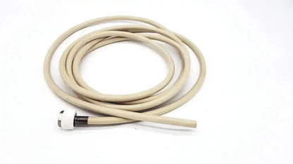 Beige parker 5159-4 electrically conductive hose with white and black adapter for secure connections