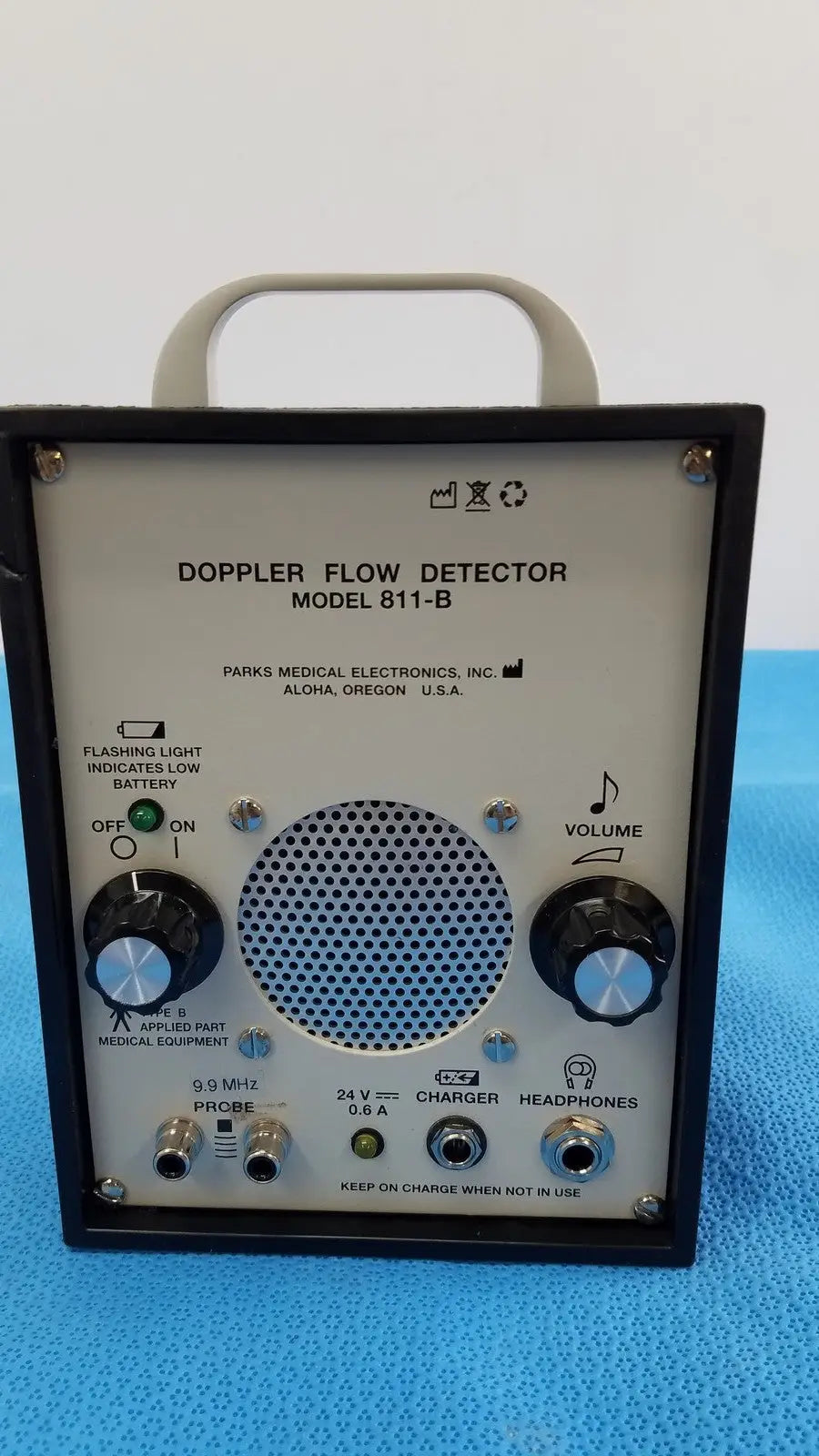 Parks Medical Electronics Flow Detector Model 811-B