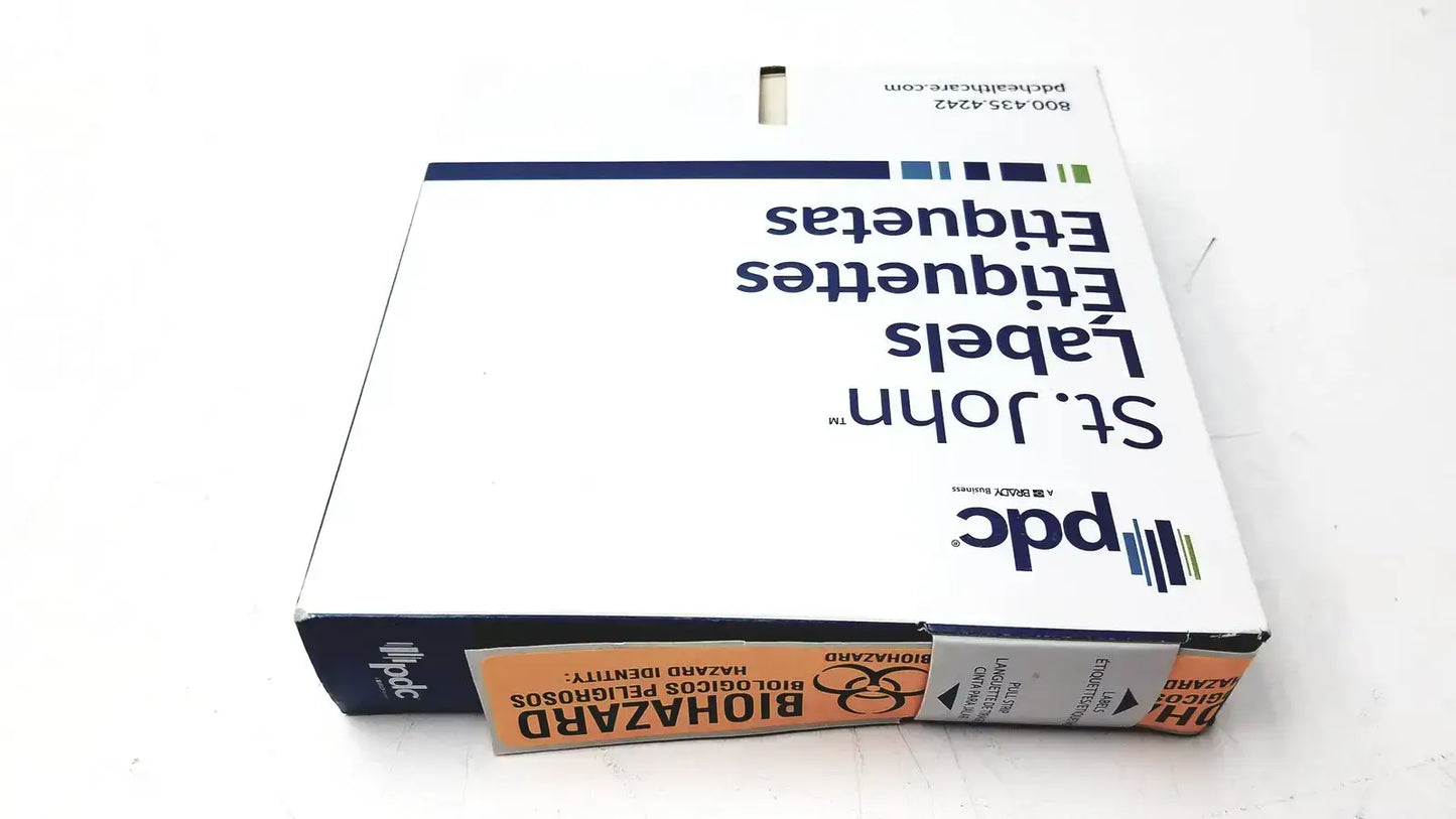 PDC 59703031 Label Biohazard Biologicos Hazard Identity 3 x 1 FL Orange 1000 - Labels