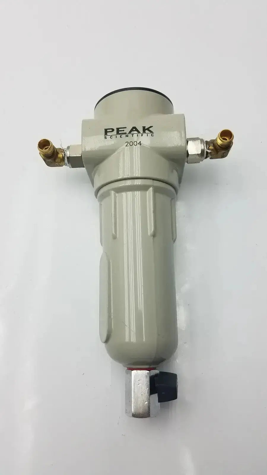 Gray peak scientific 2004 air filter a20rac with brass fittings black valve knob model e361rac for gas purification