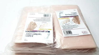 PediFix 8130-L 3-Layer Toe Separators - Large 12/Pack