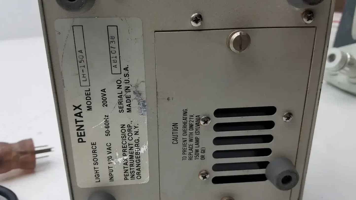 Pentax Light Source Model LH-150A - Endoscopy
