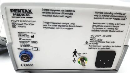 Pentax Medical EGA-500P Irrigation Pump System - Endoscopy