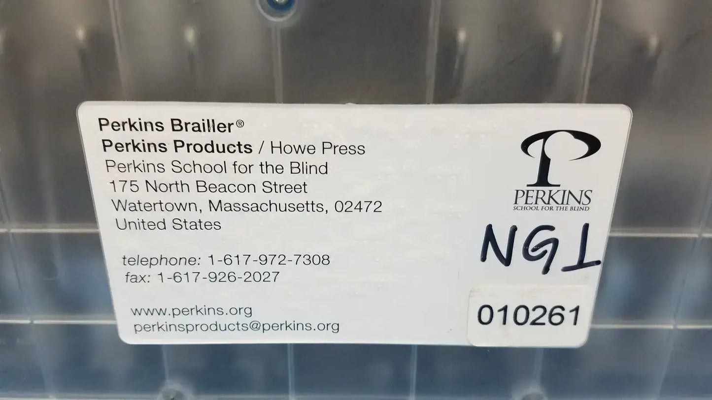Perkins APH Brailler Blue Gray Portable Braille - Writer
