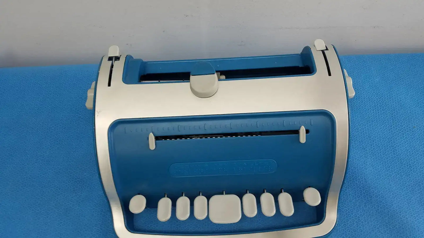 Perkins APH Brailler Blue Gray Portable Braille - Writer
