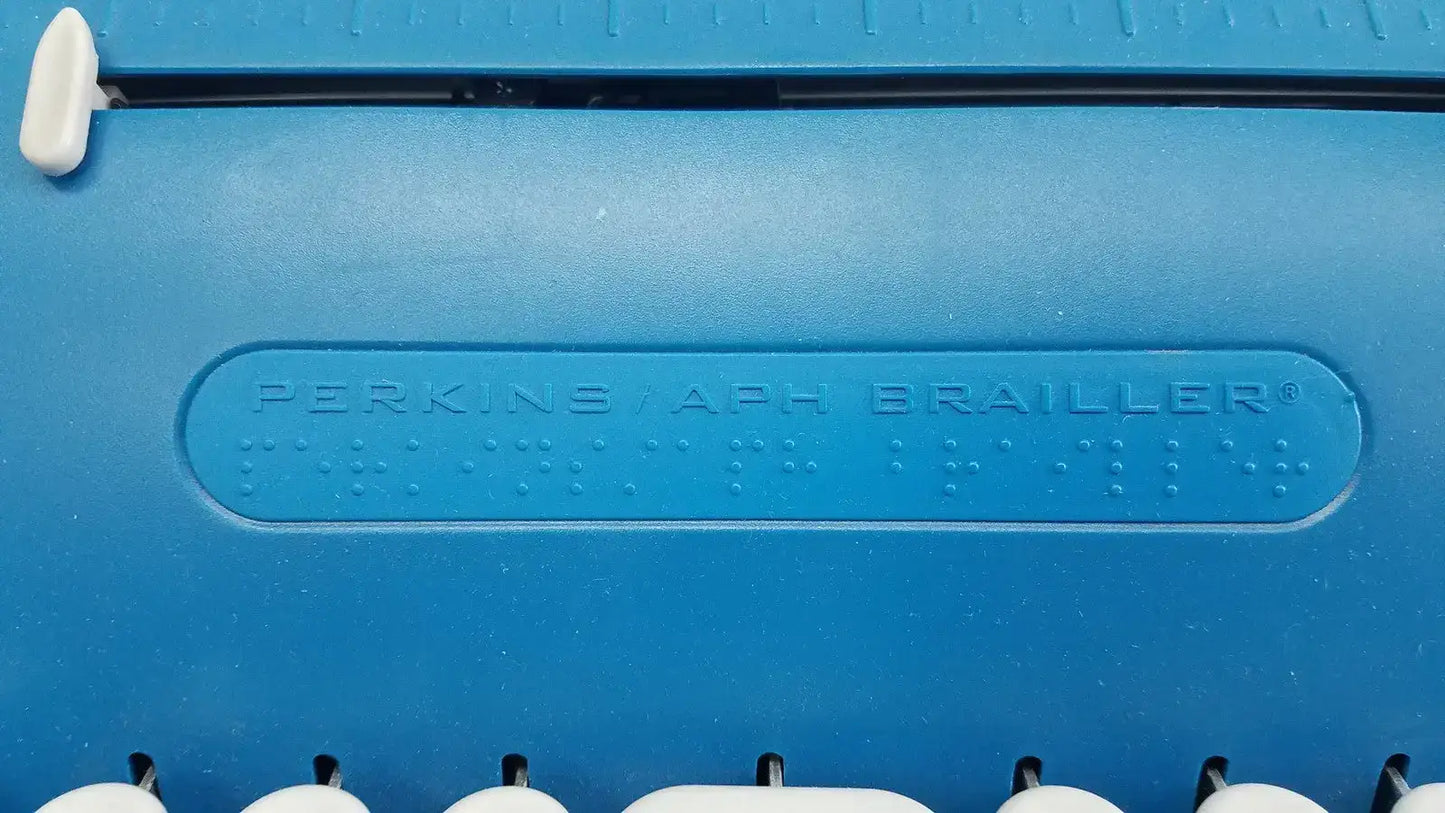 Perkins APH Brailler Blue Gray Portable Braille - Writer