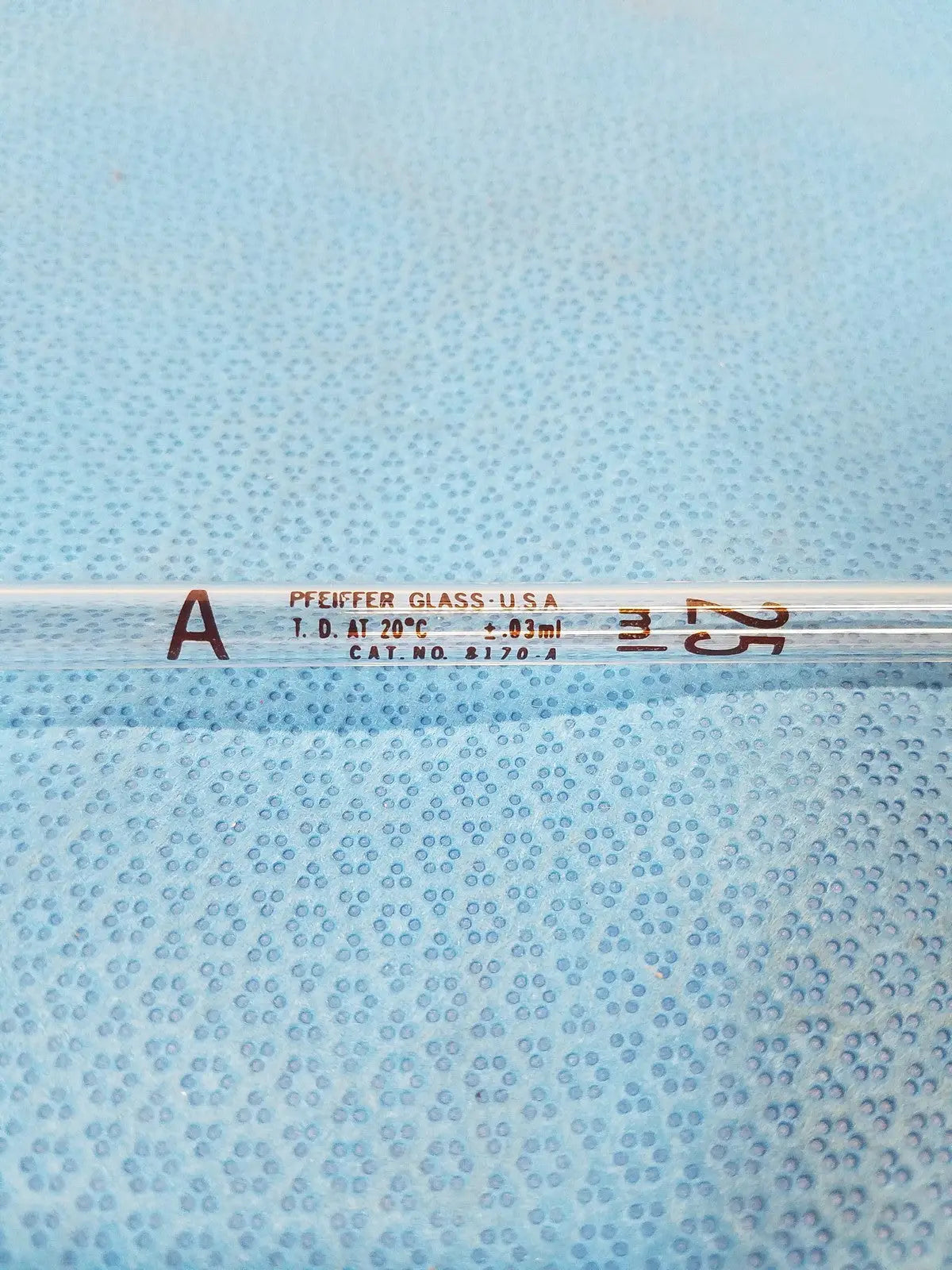 Pfeiffer Glass 25 mL – Borosilicate Laboratory Measuring Tube (Vintage) - Pipette