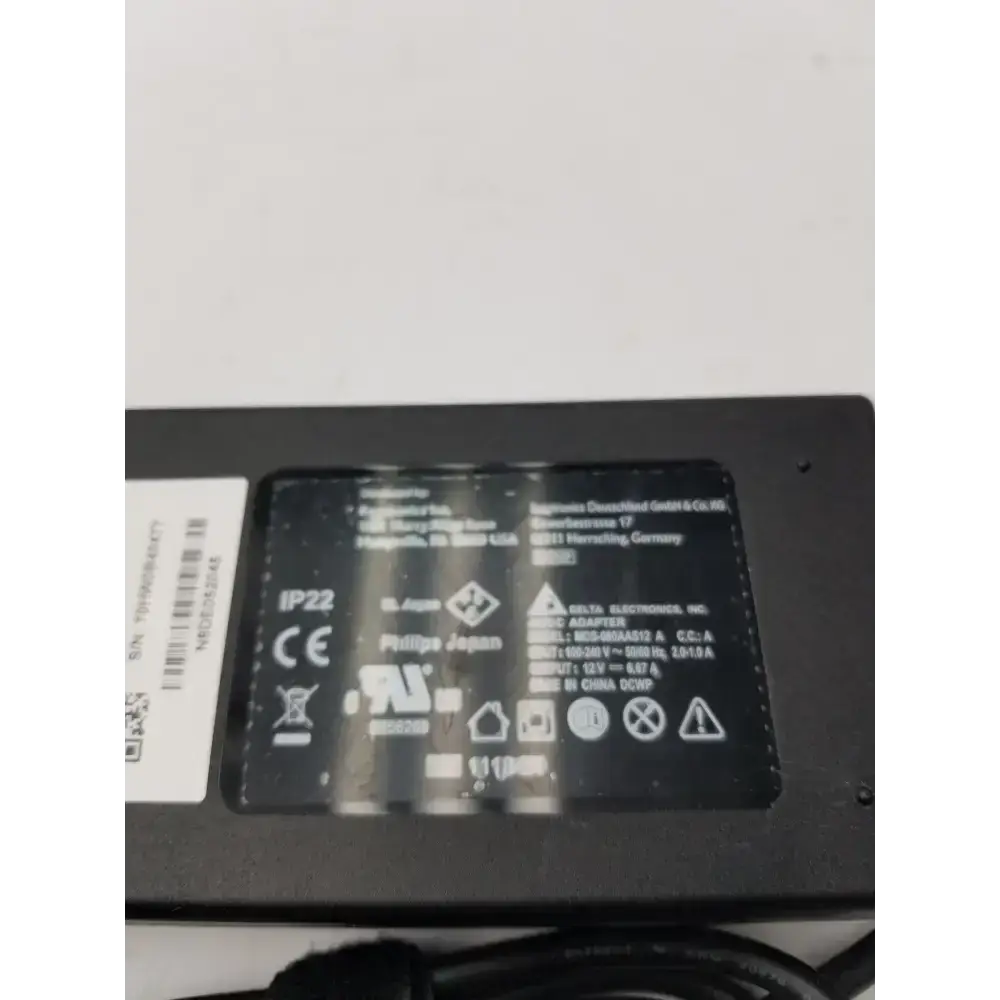 Philips 12V 6.67A AC/DC Power Adapter - Model MDS-080AAS12