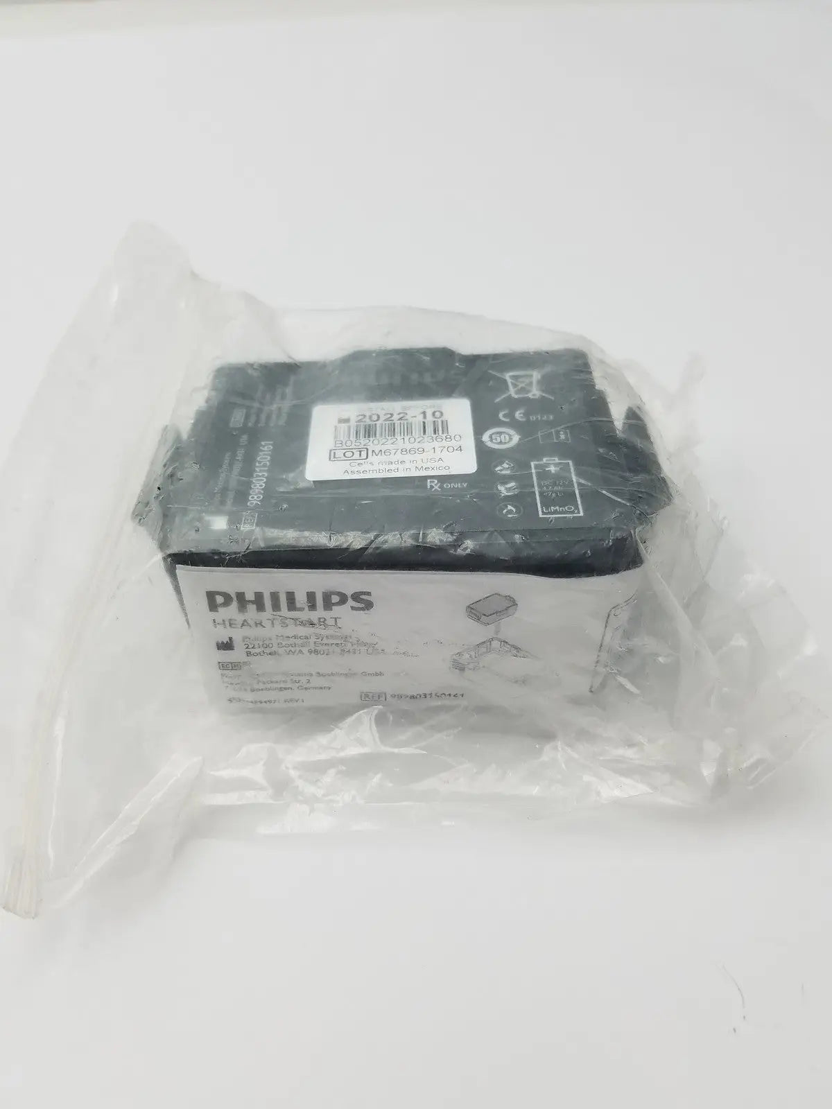 Philips 989803150161 Replacement Battery for Use with FR3 AED System - Defibrillator