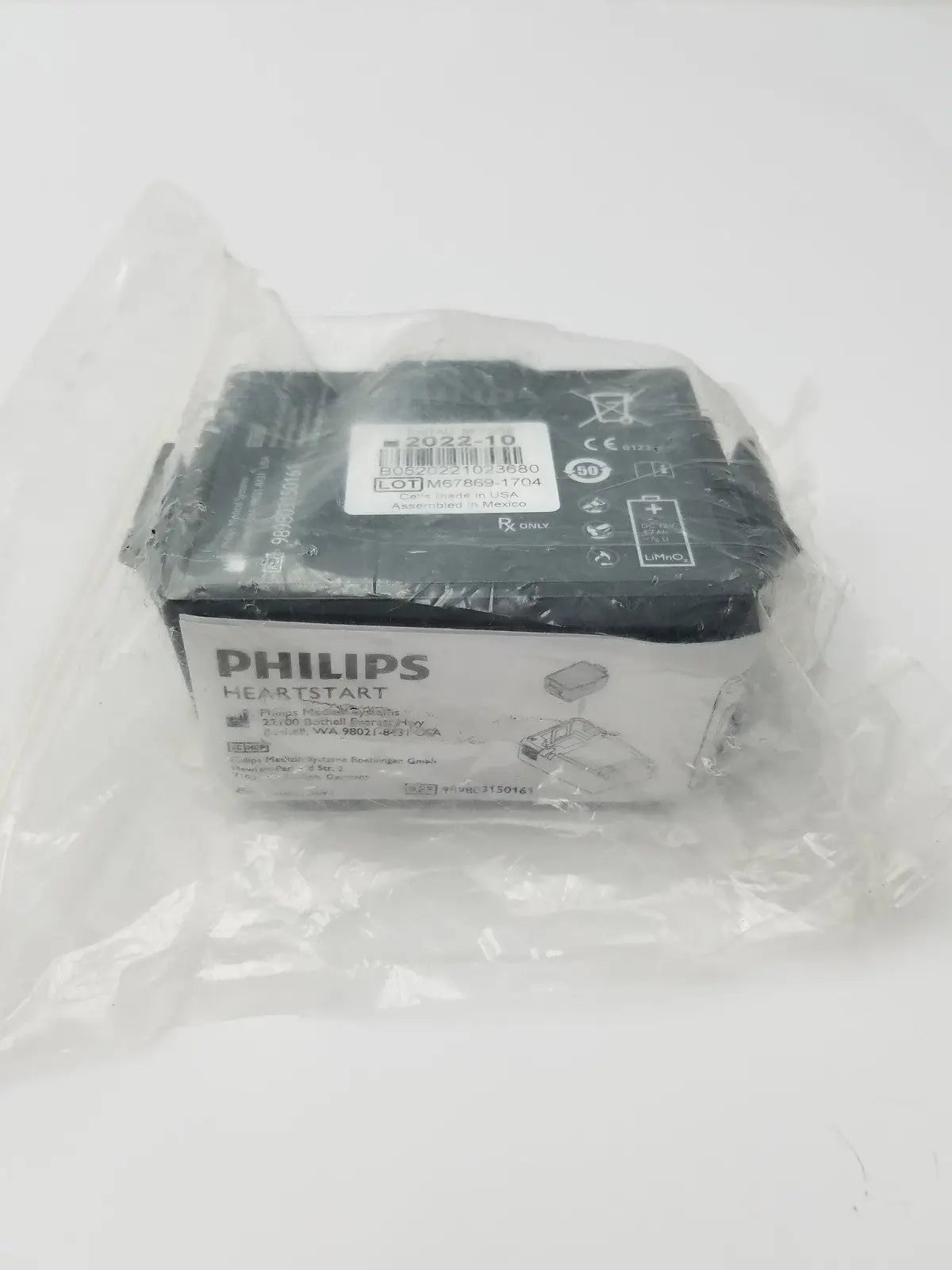 Philips 989803150161 Replacement Battery for Use with FR3 AED System - Defibrillator