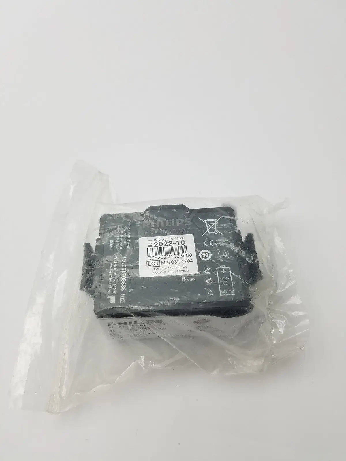 Philips 989803150161 Replacement Battery for Use with FR3 AED System - Defibrillator