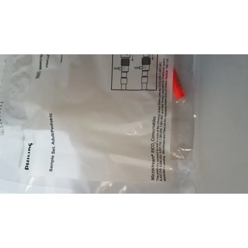 Philips 989803182911 Microstream FilterLine Set – Adult/Pediatric - Capnography Sampling Line