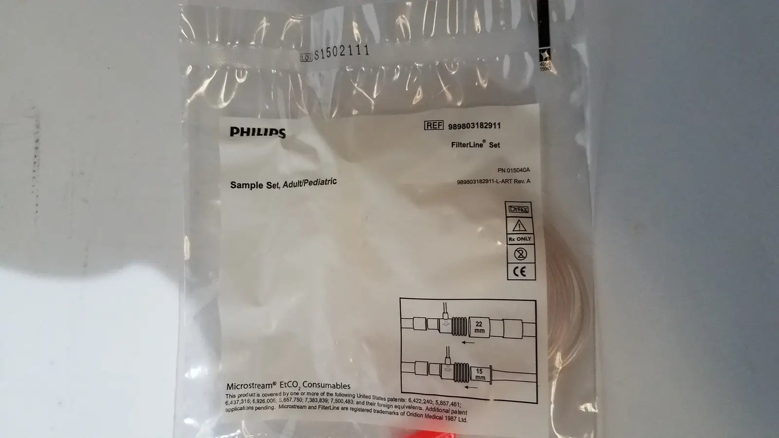 Philips 989803182911 Microstream FilterLine Set – Adult/Pediatric