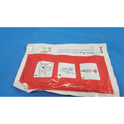 Philips Adult Plus Electrode Pad 8Y+ / Instructional Use Check Before Date