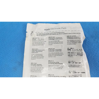 Philips Adult Plus Electrode Pad 8Y+ / Instructional Use Check Before Date