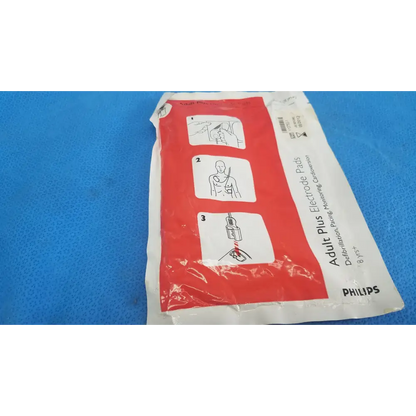 Philips Adult Plus Electrode Pad 8Y+ / Instructional Use Check Before Date