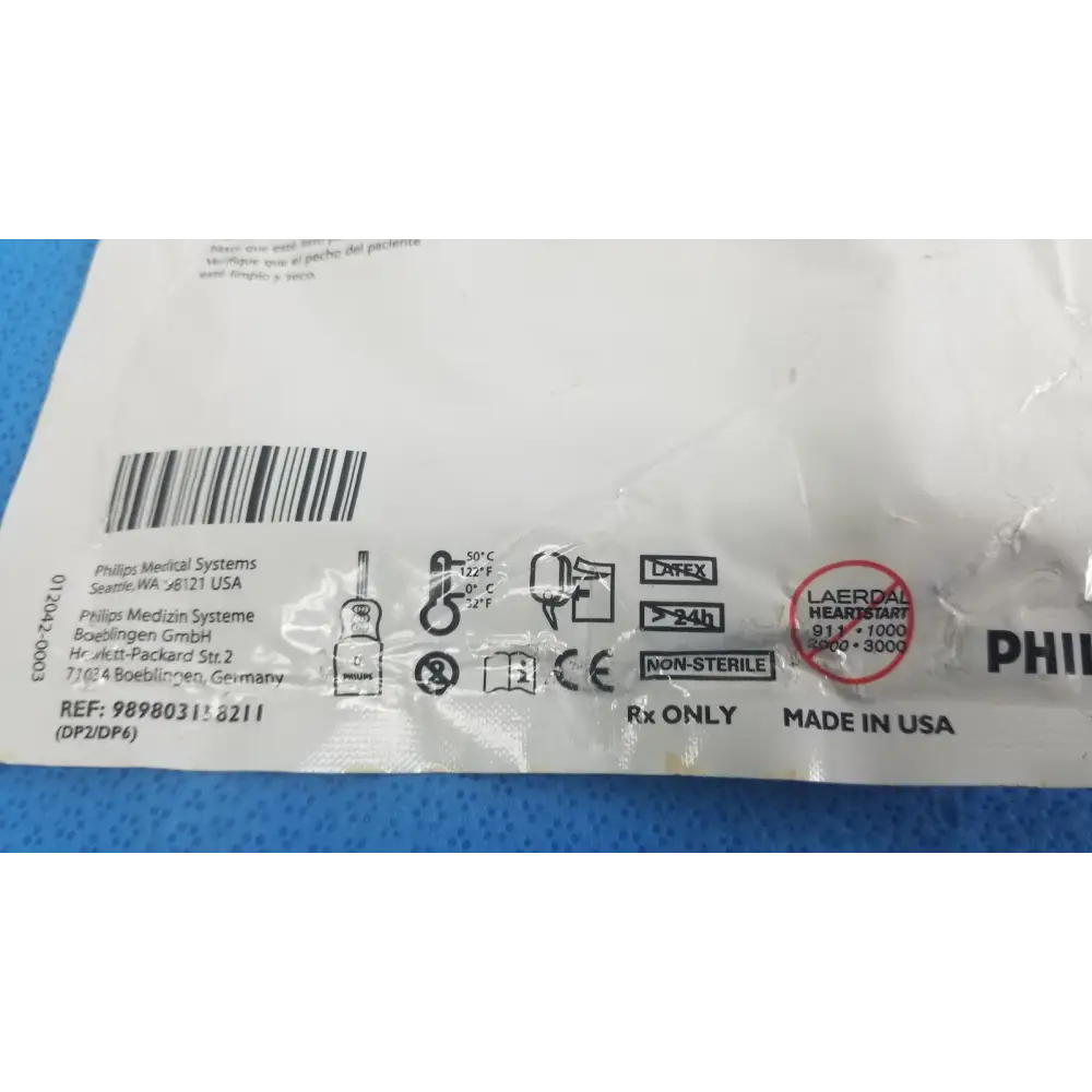 Philips Adult Plus Electrode Pad 8Y+ / Instructional Use Check Before Date