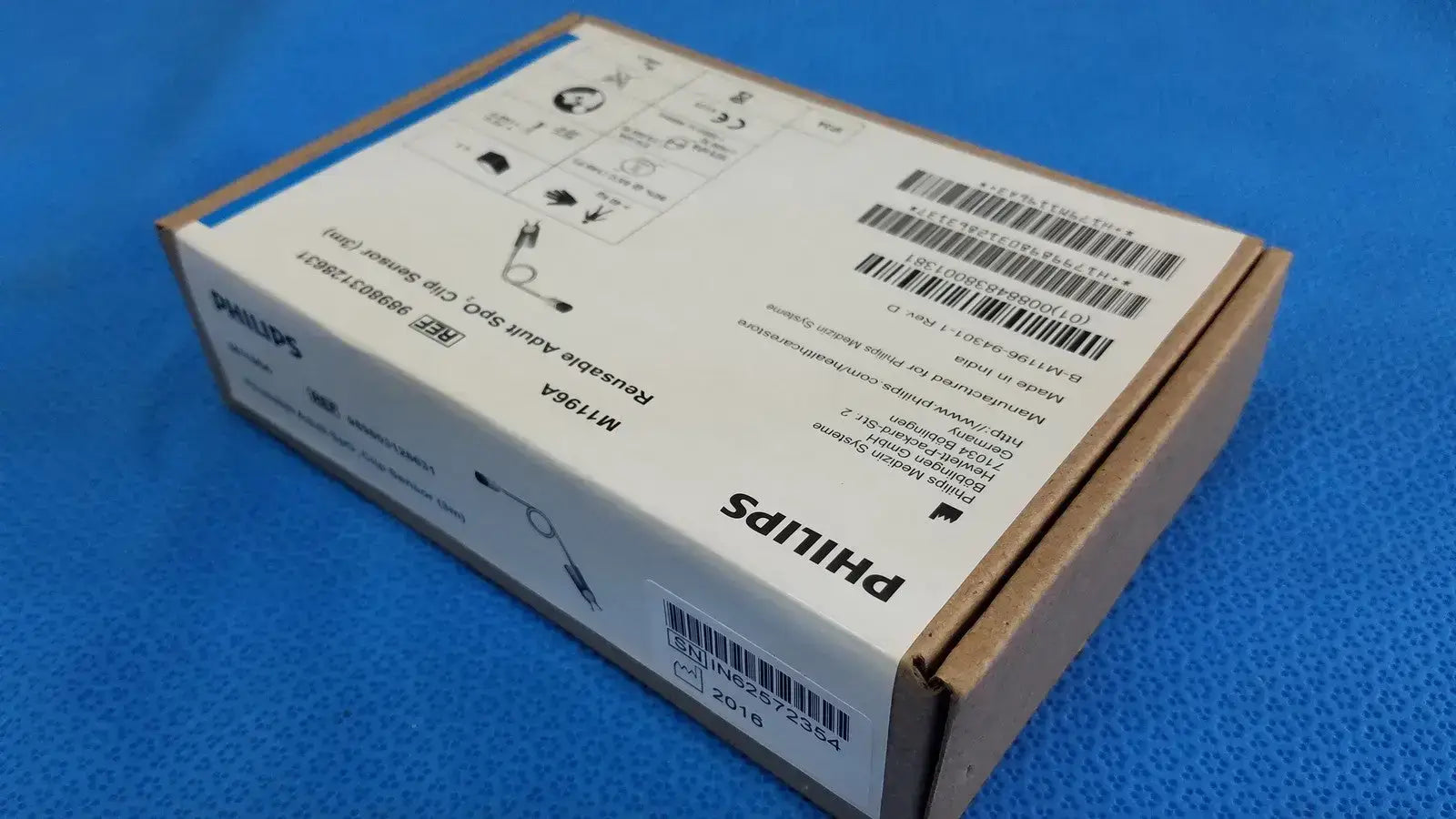 Philips Adult Spo2 Clip Sensor 3m - M1196A - SpO2