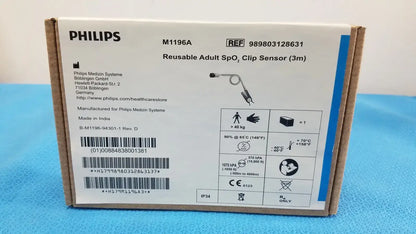 Philips Adult Spo2 Clip Sensor 3m - M1196A - SpO2