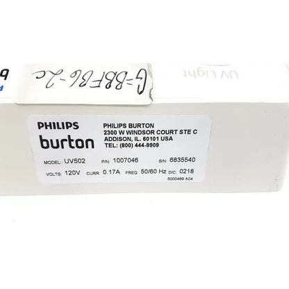 PHILIPS Burton UV502 Handheld Examination UV Light