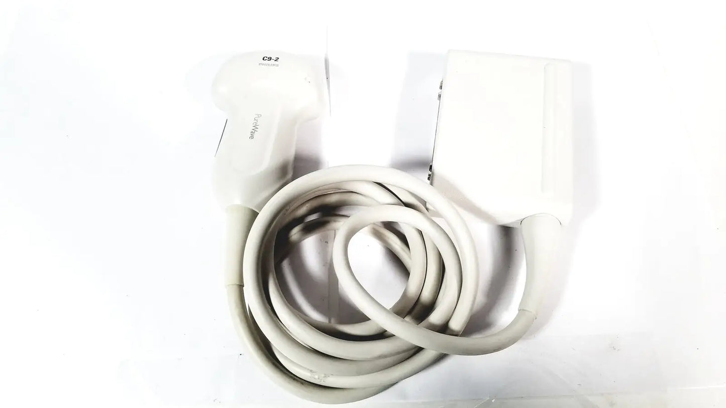 Philips C9-2 Convex Purewave Compact Transducer Probe EPIQ System Unit IPx-7 - Ultrasound