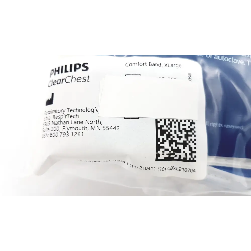 Philips Clear Chest Comfort Band XLarge Single Patient