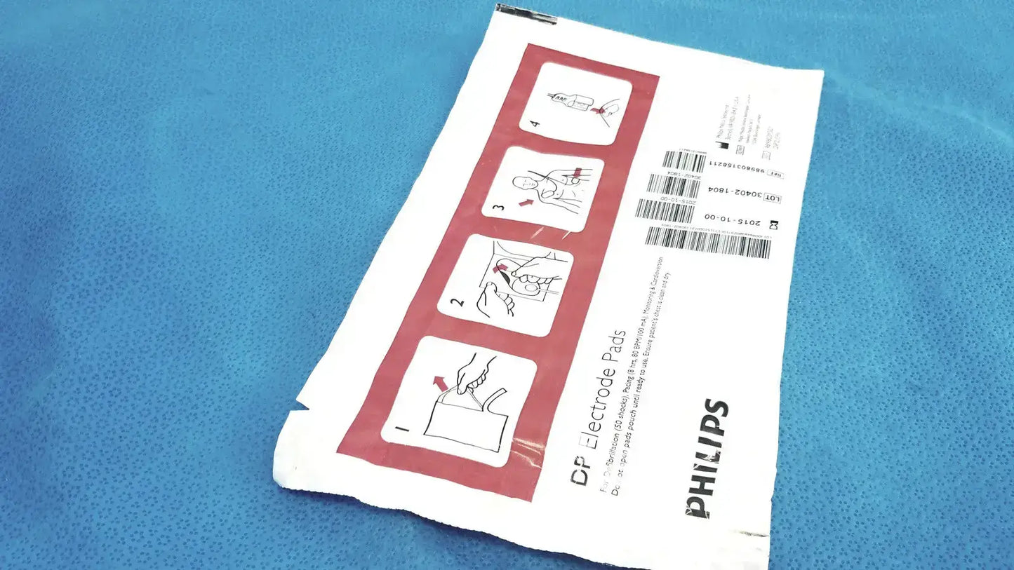 Philips DP Electrode Pad for Instructional Use Only Check Expiry Date Before