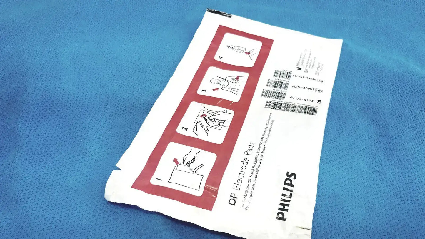 Philips DP Electrode Pad for Instructional Use Only Check Expiry Date Before