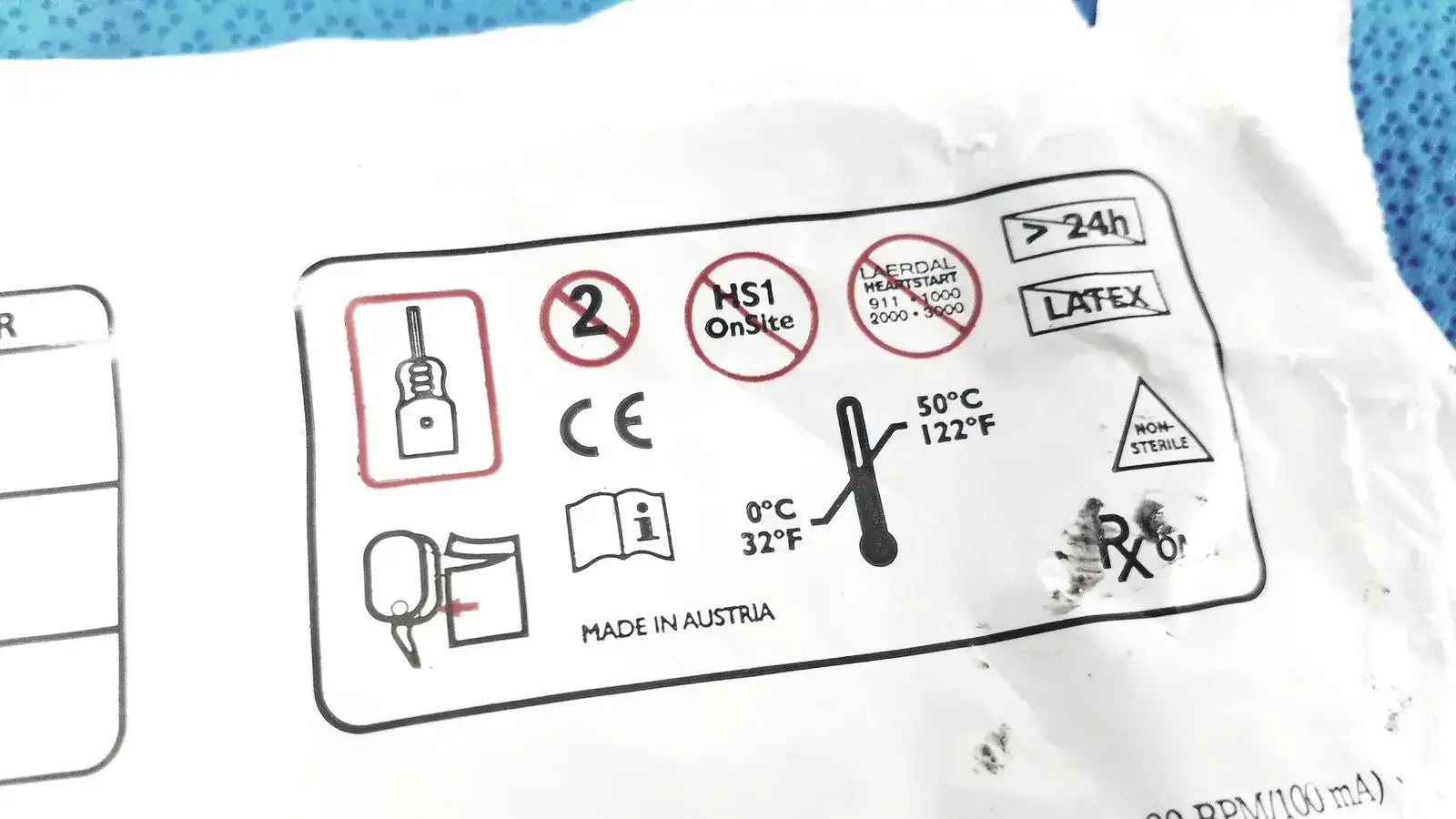 Philips DP Electrode Pad for Instructional Use Only Check Expiry Date Before
