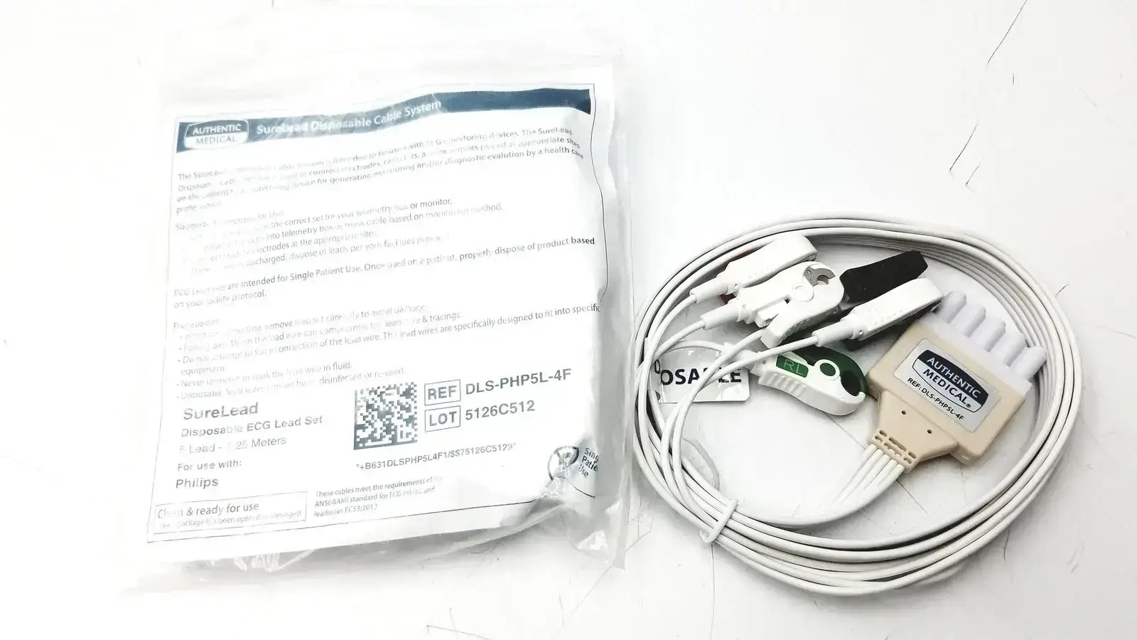 Philips DSL-PHP5L-4F ECG Lead Set