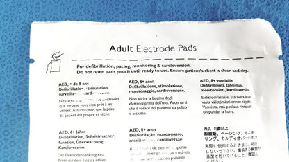 Philips Electrode Pad Adult 8Y+ Instructional Use Only /Check EXP Date Y1111G-03