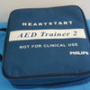 Philips HeartStart AED Trainer 2 M3752A Defibrillator Training Unit with Case
