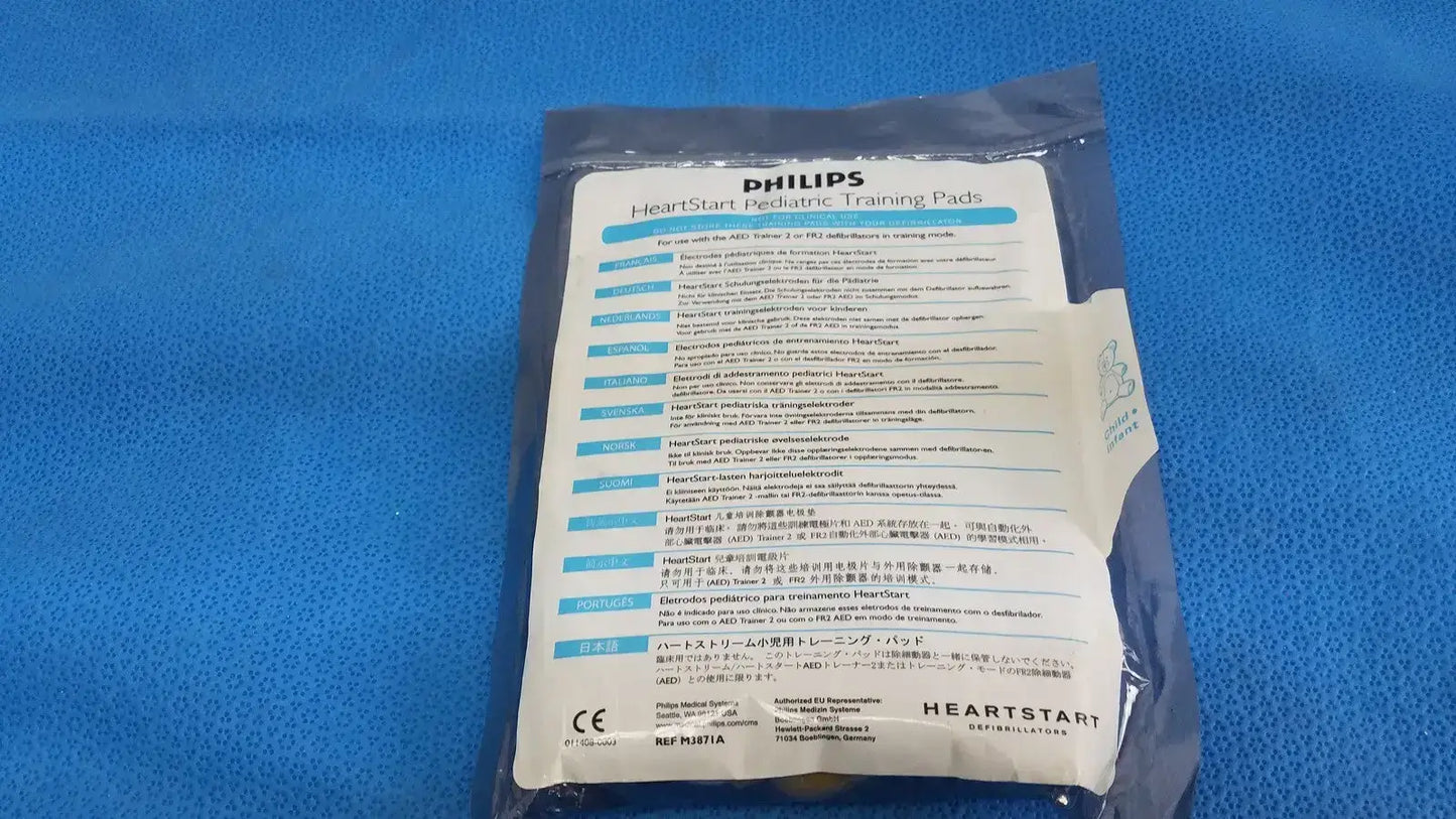 Philips HeartStart Pediatric Training Pads - Y031512-01 - Defibrillator
