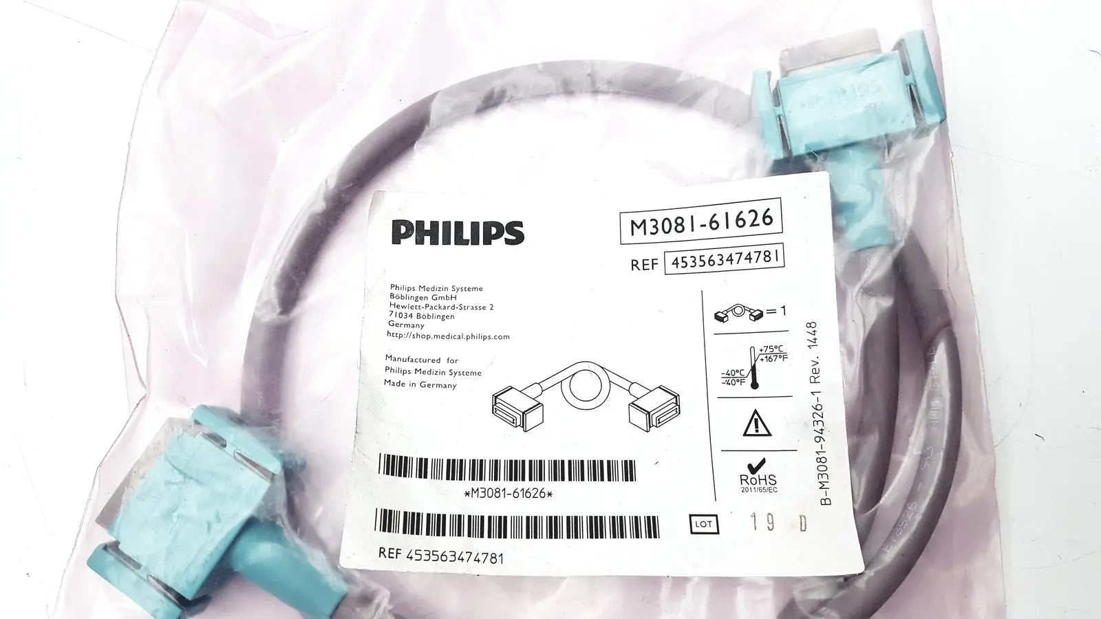Philips IntelliVue M3081-61626 Monitor Link Cable 453563474781