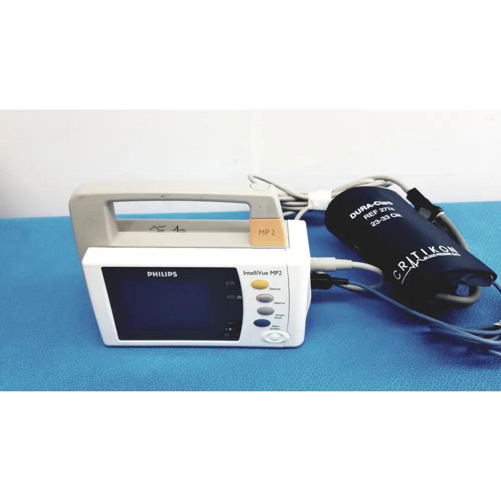 Philips IntelliVue MP2 Patient Monitor with Blood Pressure Cuff 23-33cm 2774